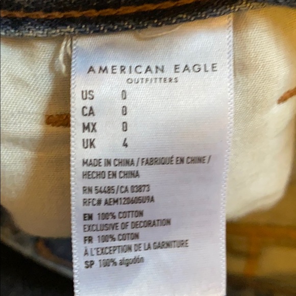 American eagle high waisted mom shorts. Size 0. - Picture 4 of 4